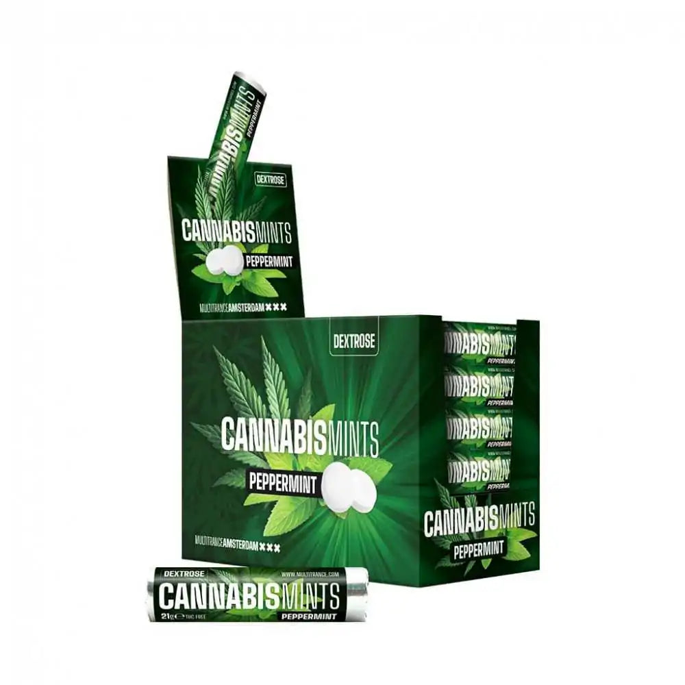 Bonbons CBD menthe poivrée x48 rouleaux