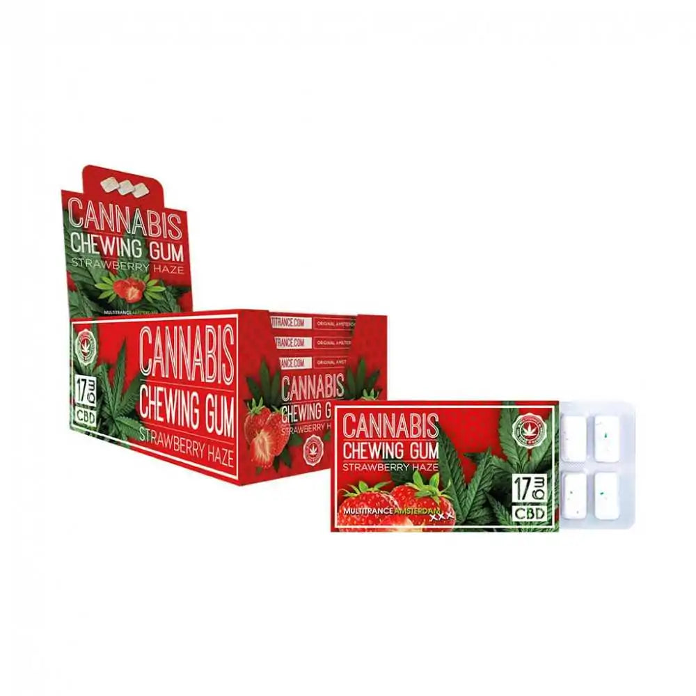 Chewing-gum CBD fraise