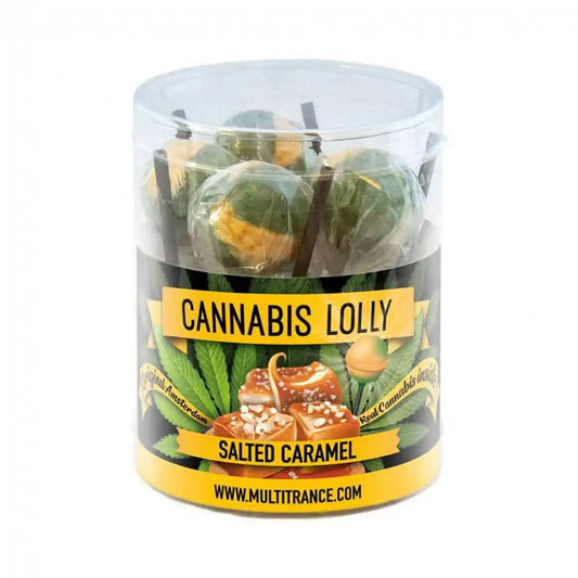 Sucette cannabis caramel - 10 pcs