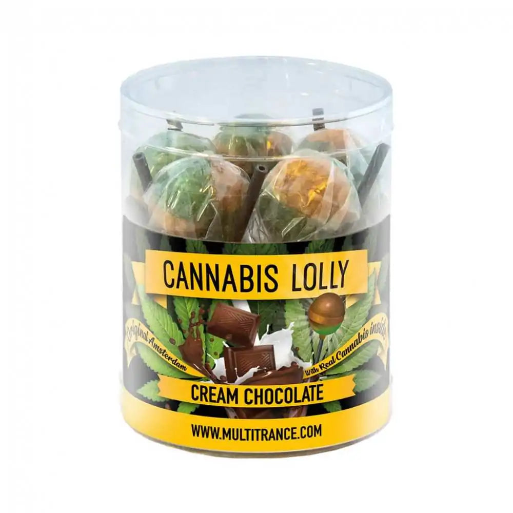 Sucette cannabis chocolat - 10 pcs