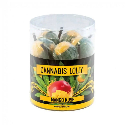 Sucette cannabis mangue - 10 pcs