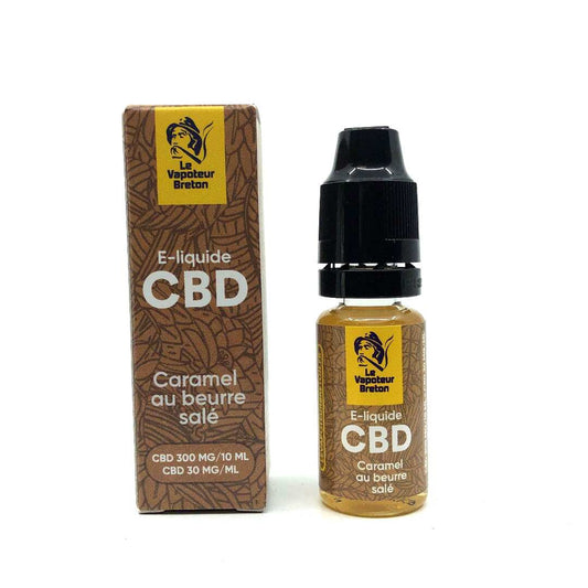 E-liquide CBD Caramel au beurre salé 300mg/10ml  | sans nicotine