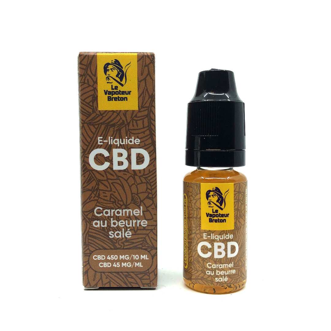 E-liquide CBD 450mg caramel | sans nicotine