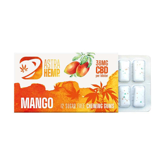 Chewing-gum CBD mangue