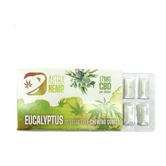 Chewing-gum CBD eucalyptus