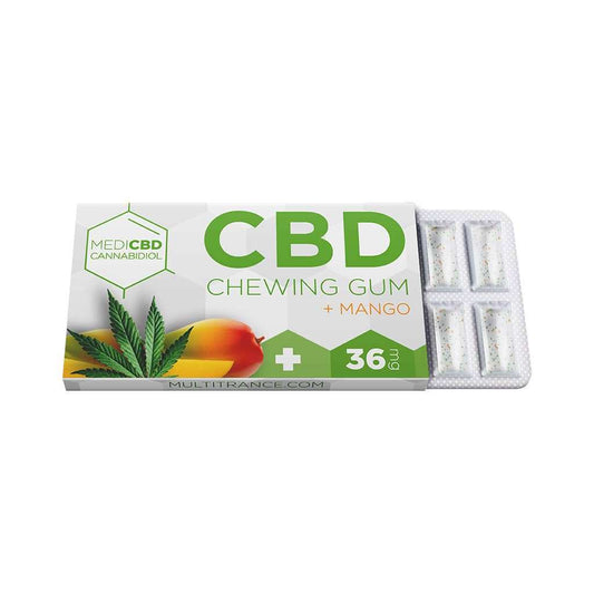 Chewing-gum CBD mangue