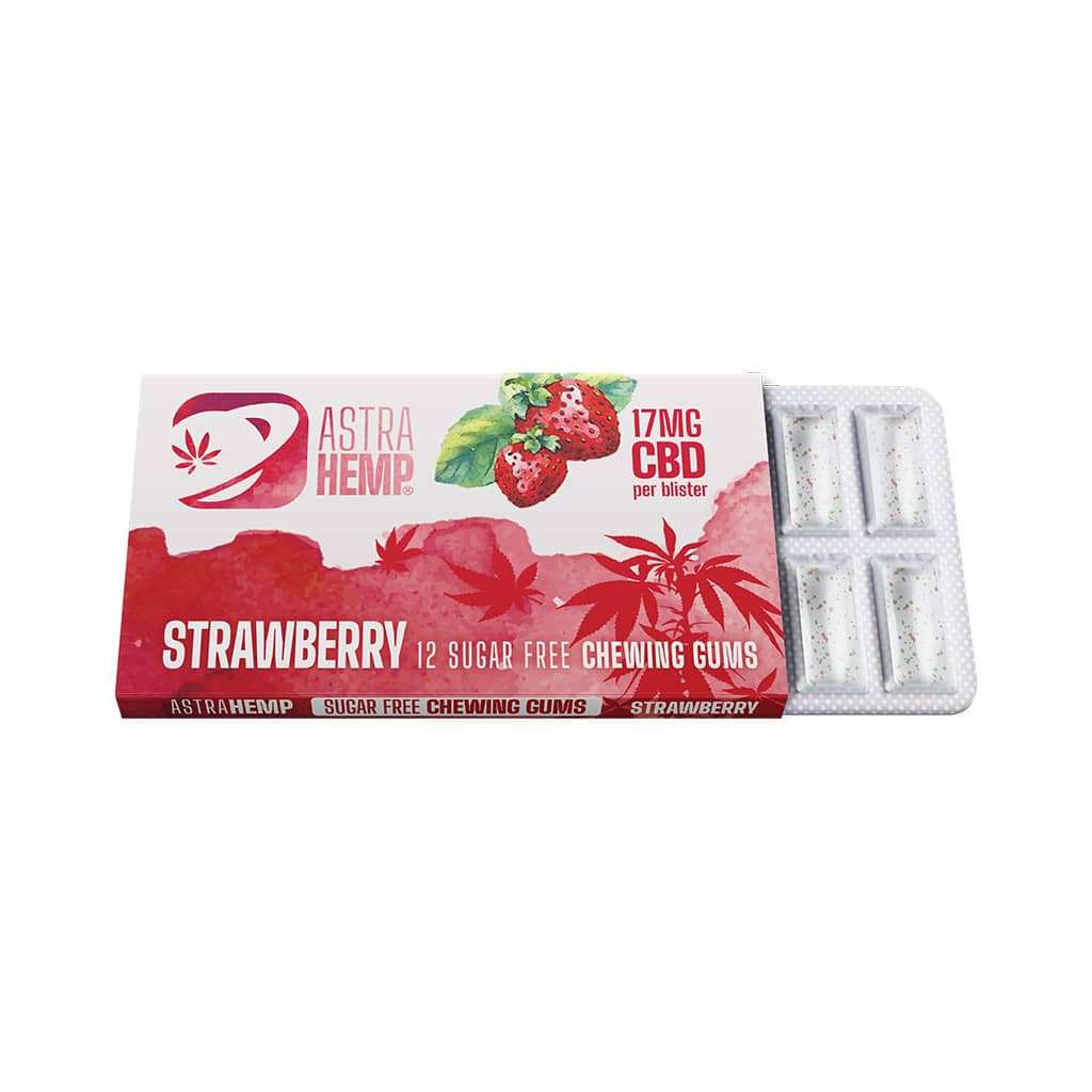 Chewing-gum CBD fraise