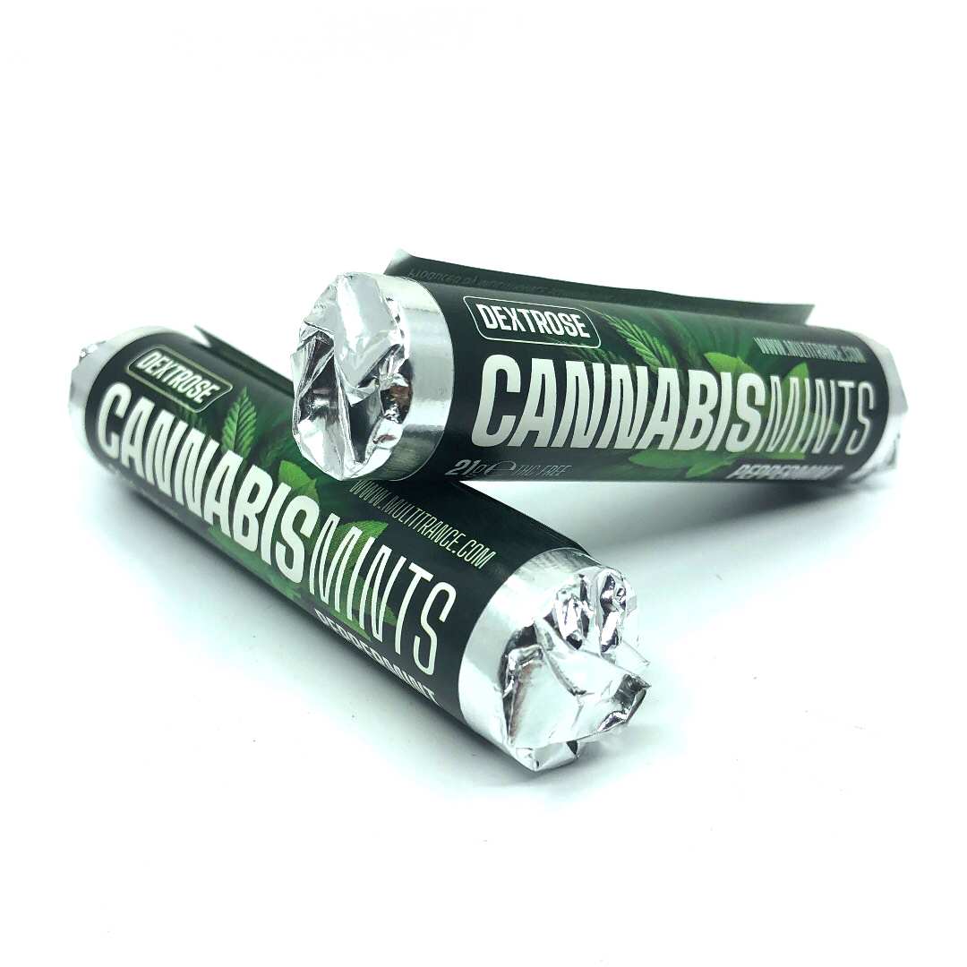 Bonbons CBD menthe poivrée x48 rouleaux