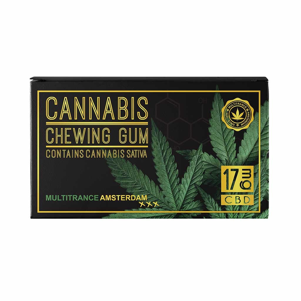 Chewing-gum CBD cannabis